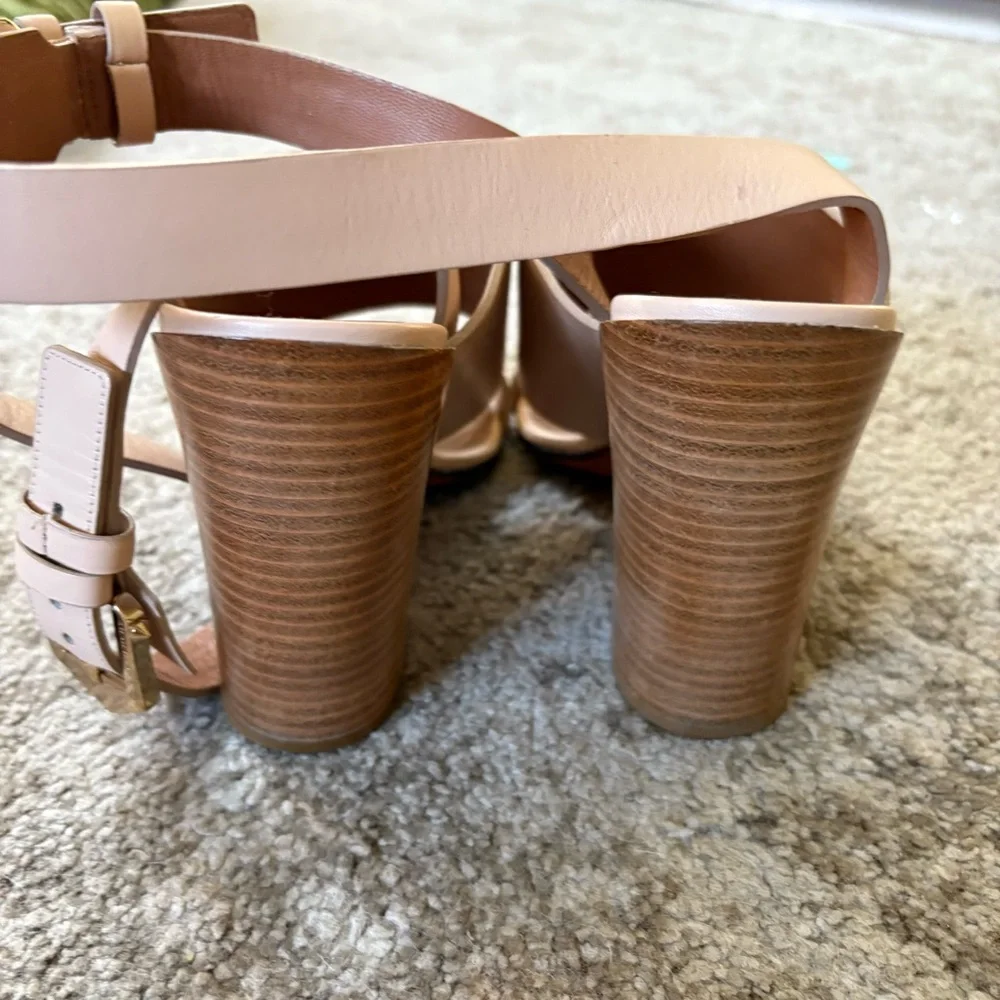 Givenchy Nude Block Heel Sandals - Picture 9 of 9